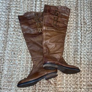 Steve Madden Brown leather knee high boots